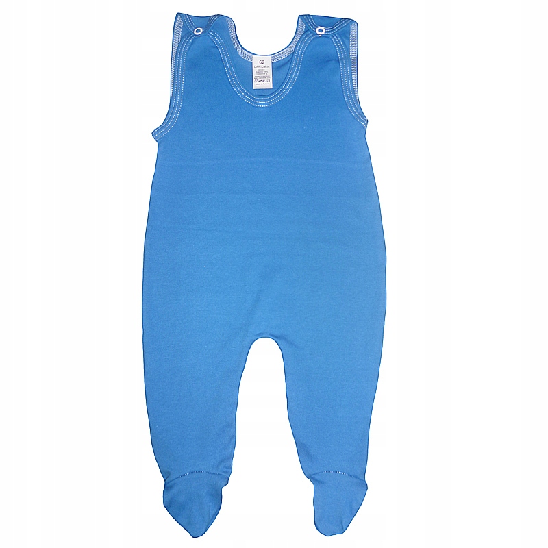 Śpiochy śpioszki ROZPINANE 56 wyprawka niebieskie