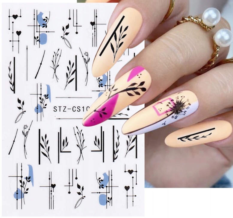 NAKLEJKI NA PAZNOKCIE SAMOPRZYLEPNE STZ-CS109