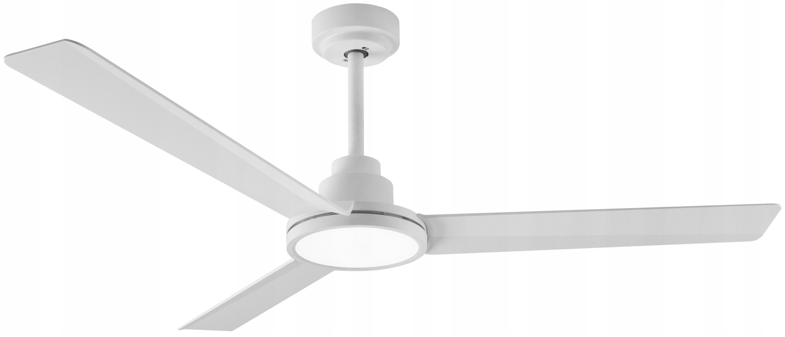 Stropný ventilátor Lunaris DC Led Biely 132 cm Stmievateľná lampa