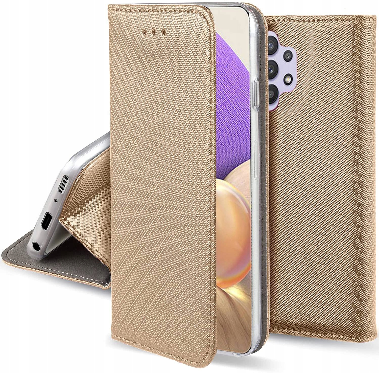 

Etui do Samsung Galaxy A32 5G Smart Magnet +szkło