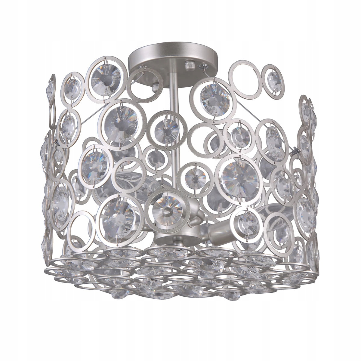 Stropná lampa Italux Nardo Led moderná strieborná