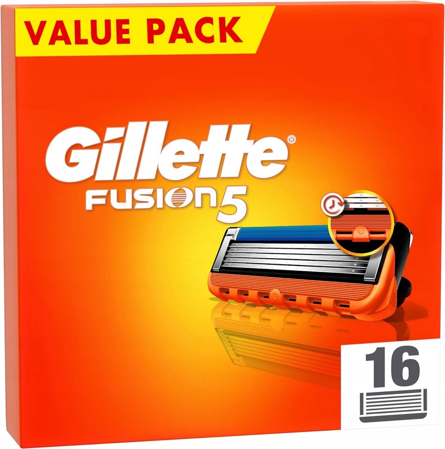 Wkład do maszynki Gillette Fusion5 oryginał 16 szt. oryginal zapakowany