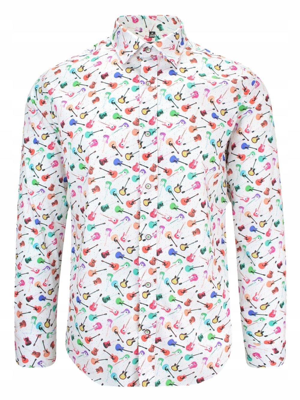 Bílá vizitková kytarová košile Victorio 48/182-188