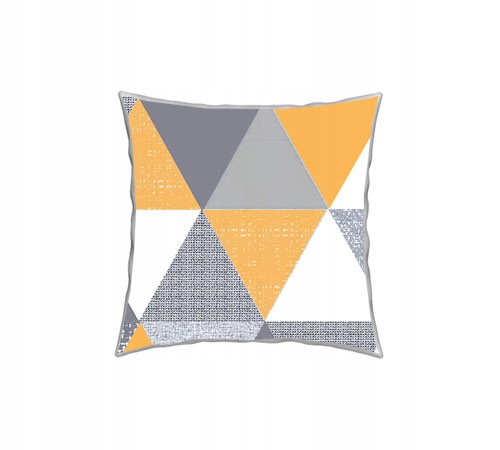 

Poszewka Na Jaśka 40x40 Miodowe Żółte Trójkąty