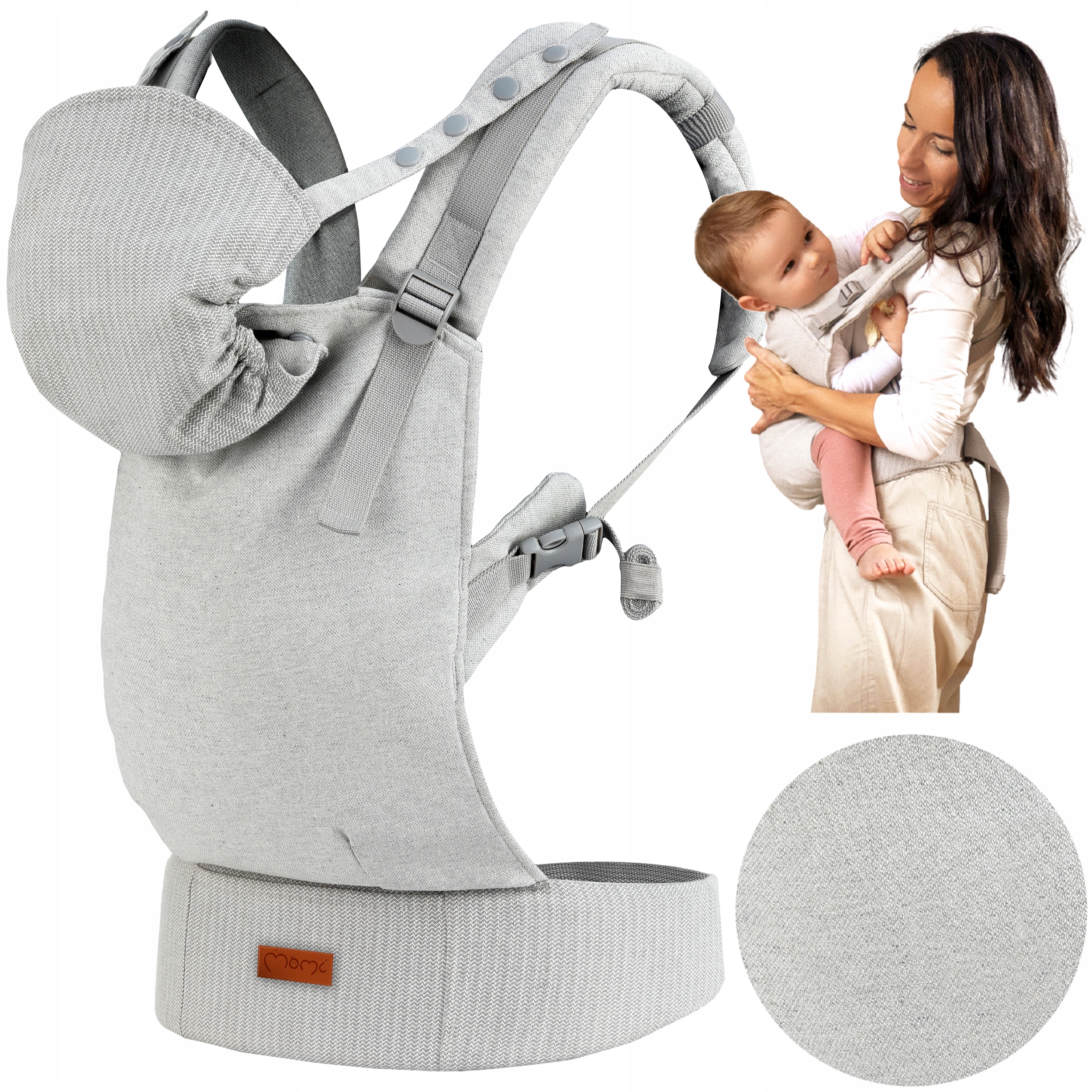 Nosidełko NOSIDŁO ergonomiczne PRZÓD TYŁ 20kg MoMi