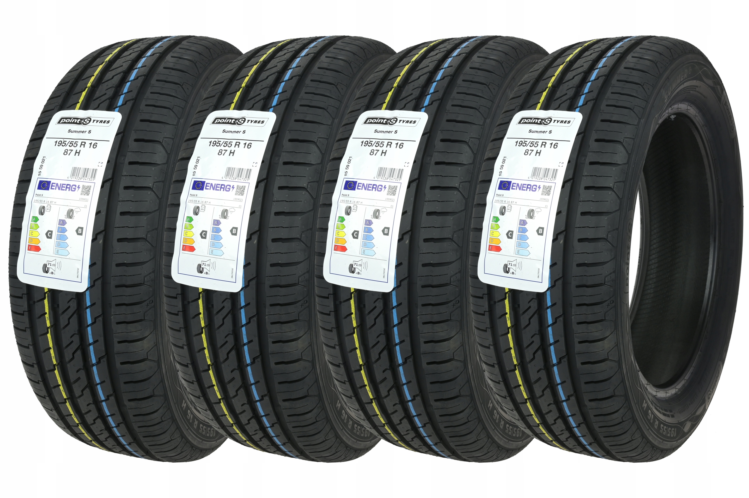 

4 x 195/55R16 87H Summer S Point S Lato