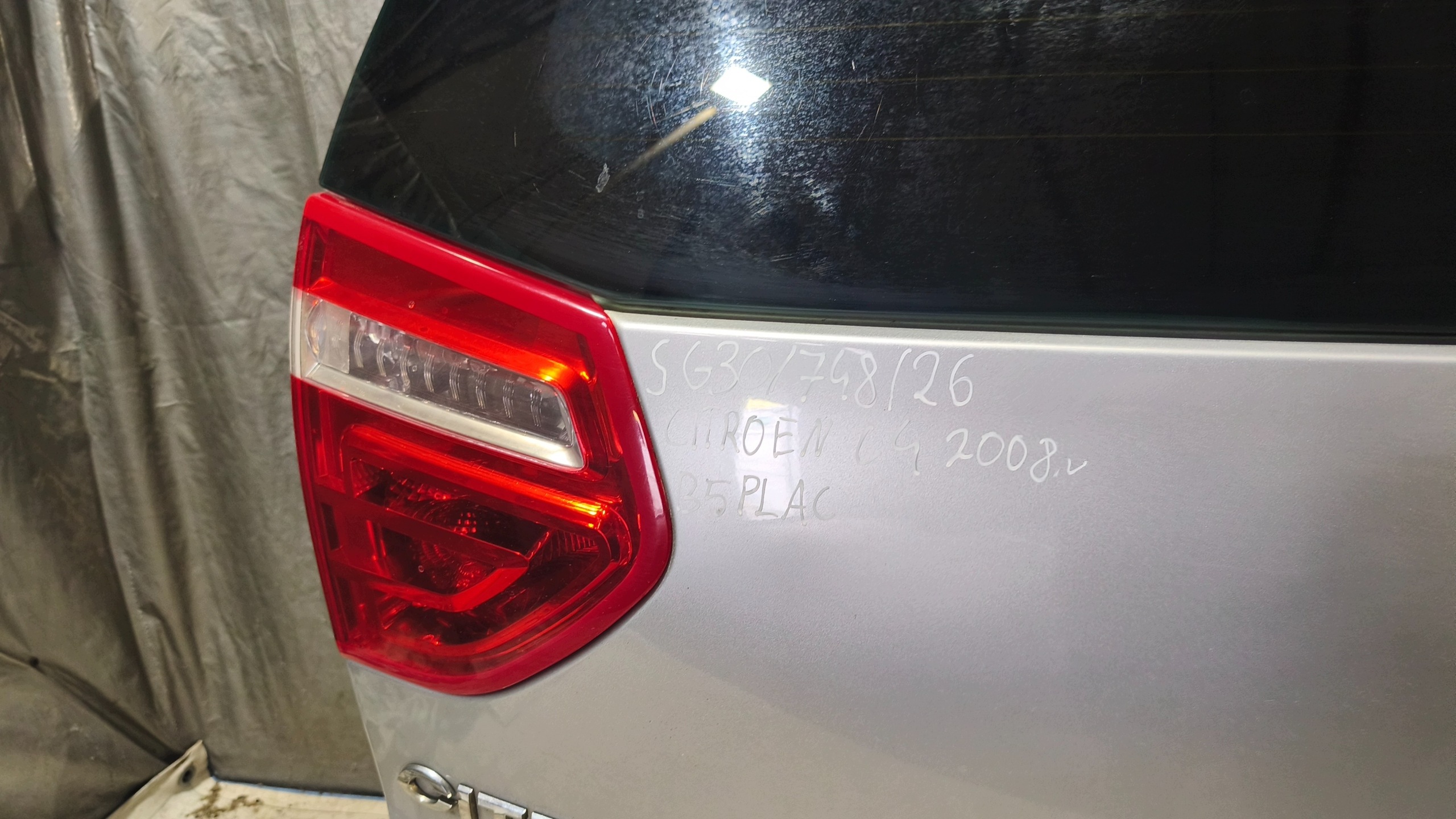 trunk door boot CITROEN PICASSO C4 2008r