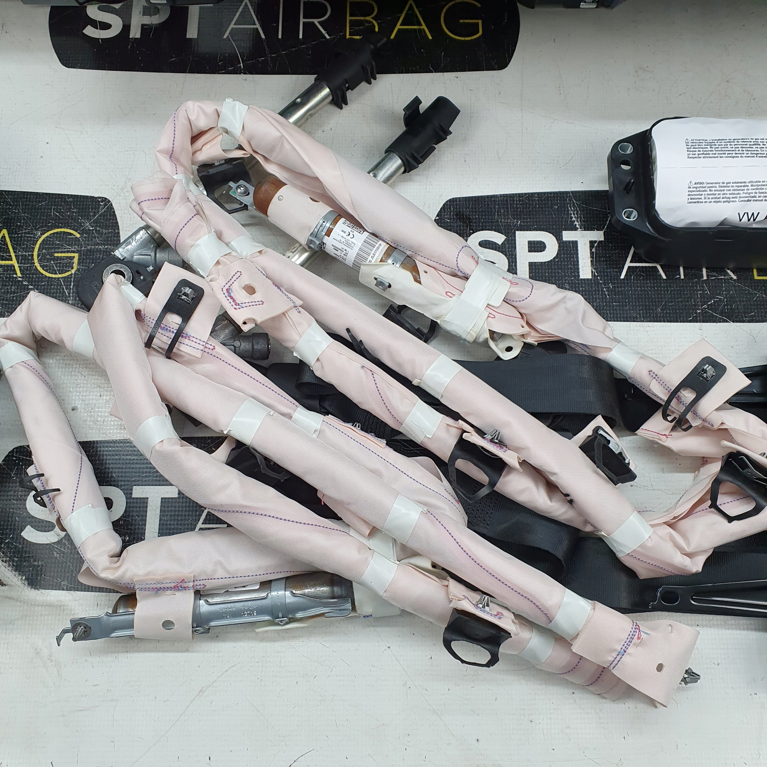 vw id 3 III торпеда консоль Подушки ремни безопасности возврат