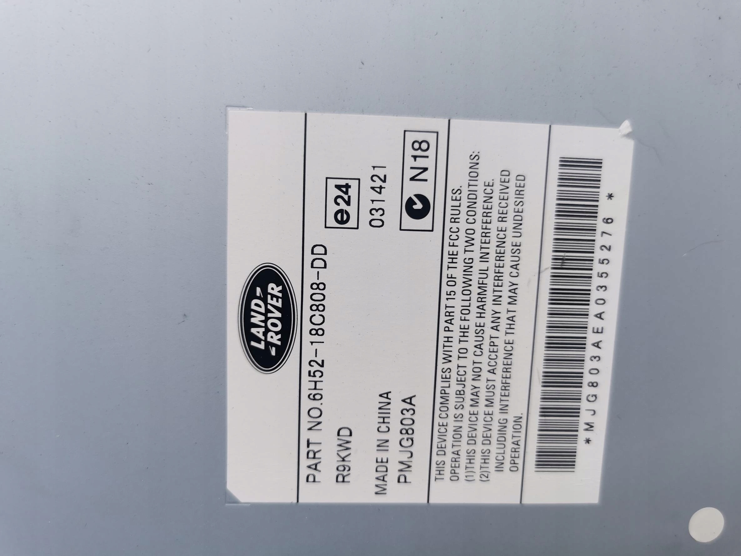 AMPLIFICATORE JAGUAR XF e X250 6H52-18C808-DD 07-15