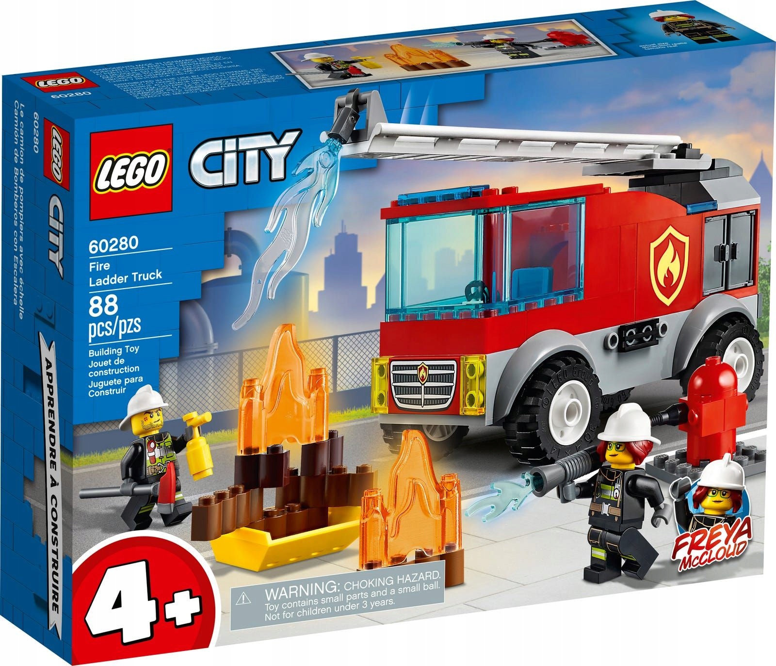 

Oryginalne Lego 60280 City Wóz strażacki z drabiną