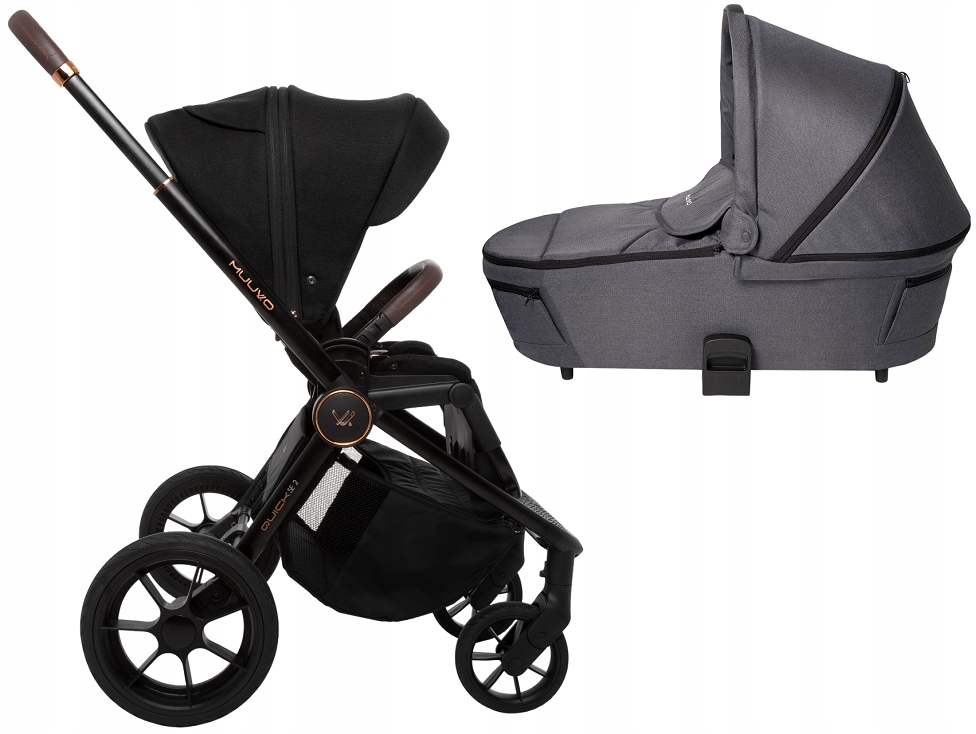 Muuvo 2w1: Spacerówka Quick SE2 Gondola Quick 3.0 Wózek Do 22KG Akcesoria