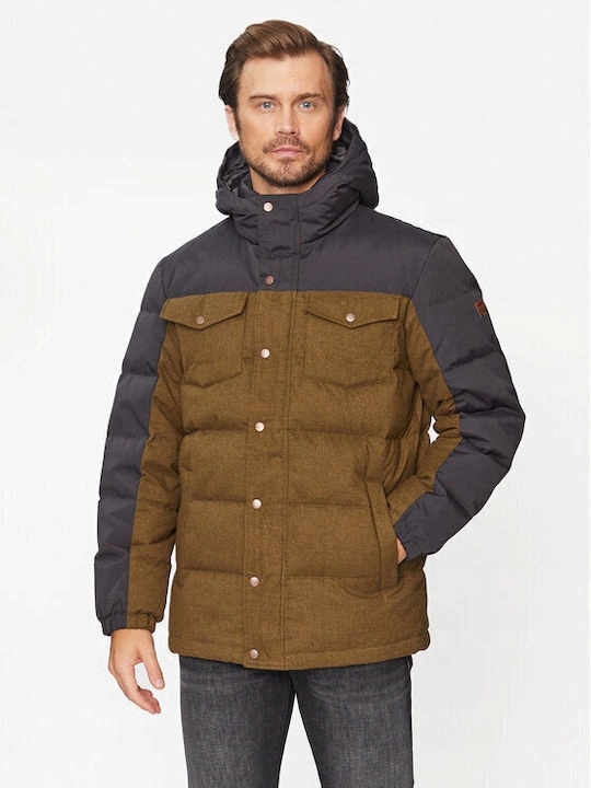 Pánská péřová bunda Wrangler Down Jacket Faded Black 112341101 XL