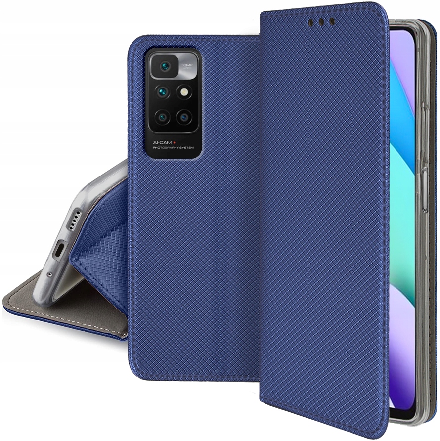 

Etui Smart Magnet Szkło do Xiaomi Redmi 10