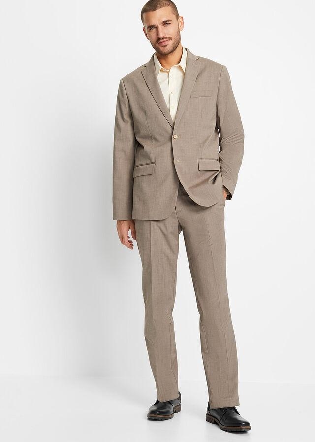 2-CZĘŚCIOWY garnitur beż 60 Rozmiar 60