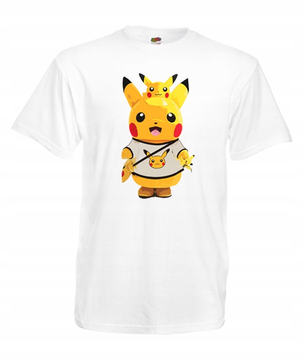 

L Koszulka Męska Pokemon Go Pikachu Pokeball