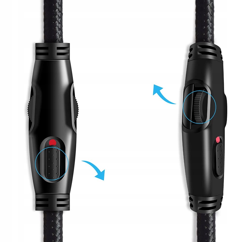 KABEL PRZEWÓD DO SŁUCHAWEK KINGSTON HYPERX CLOUD ALPHA SILVER 1,5 m + PILOT Kolor dominujący czarny