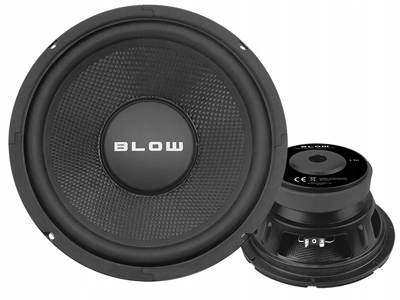 2× MOCNY WOOFER GŁOŚNIK NISKOTONOWY SAMOCHODOWY 500W 12