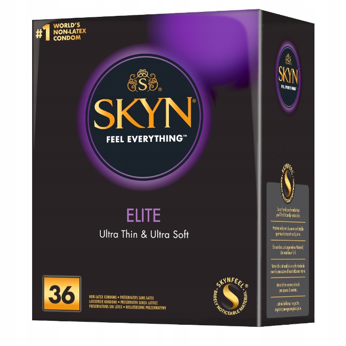 

Prezerwatywy cienkie Skyn Elite bez lateksu 36 szt