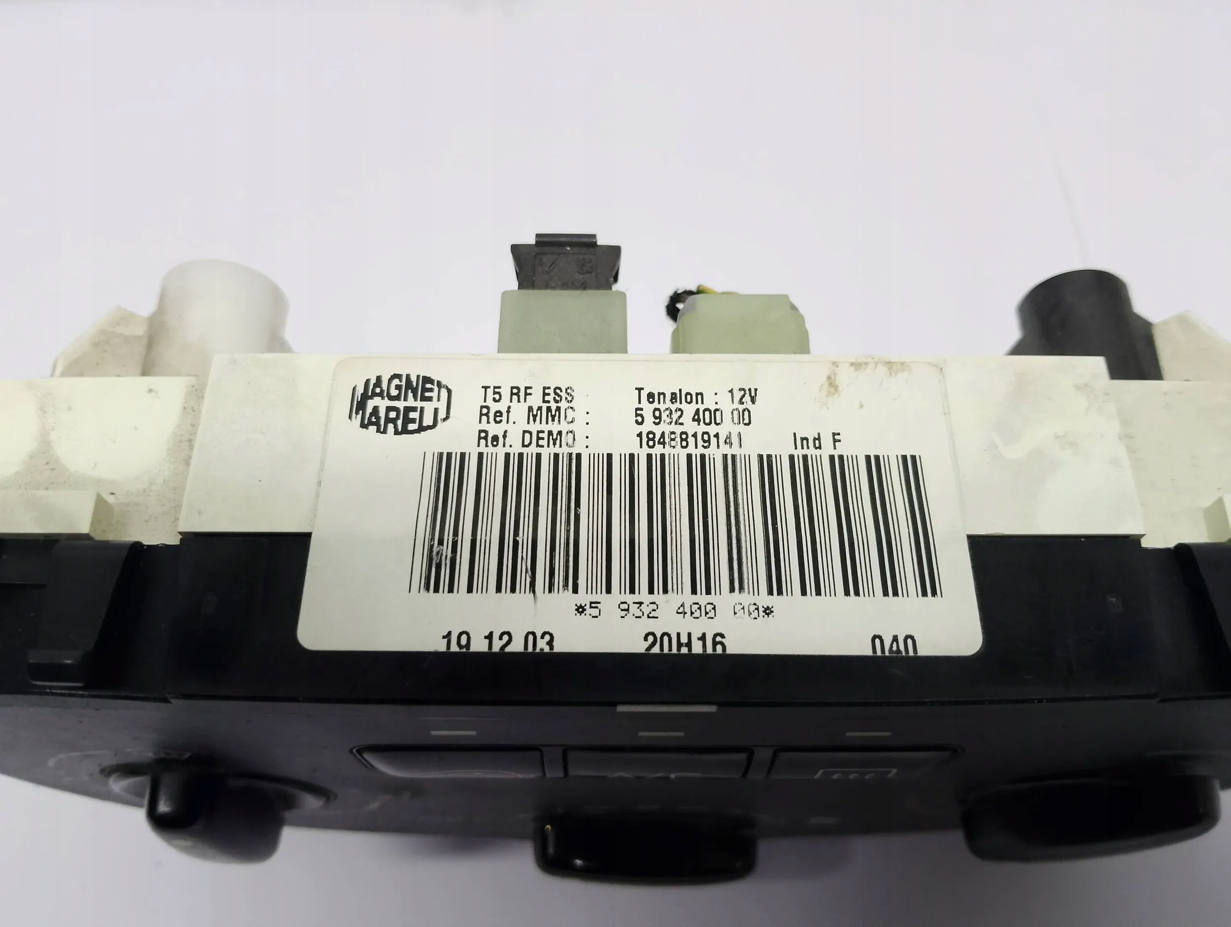 PEUGEOT 304 Unite commande clima 307593240000