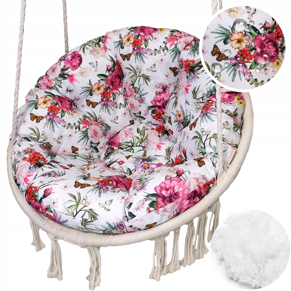 Polštář Voděodolný 100 cm Na Houpačku Čapí Hnízdo letní květiny