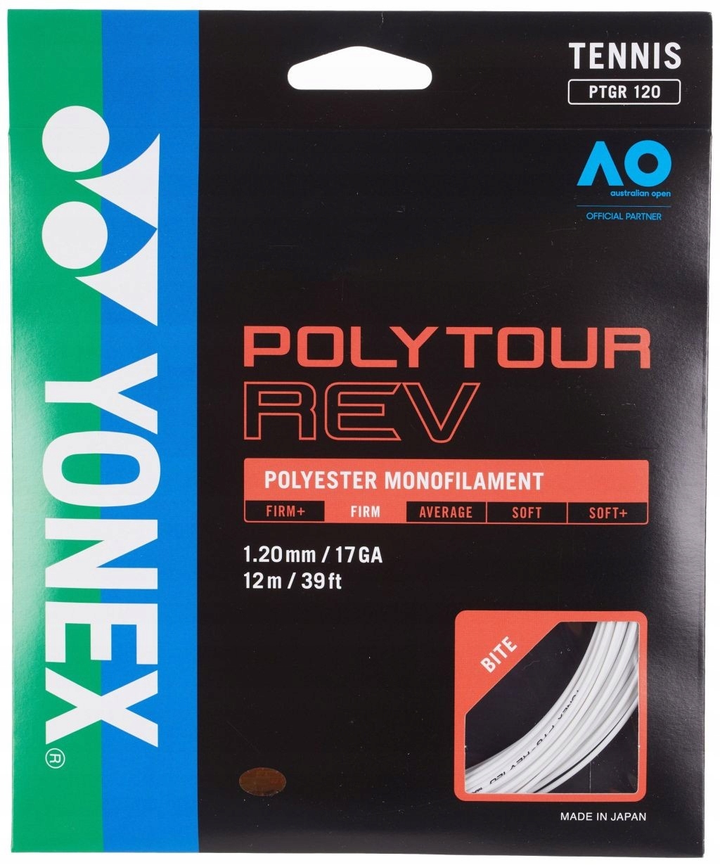 Naciąg tenisowy Yonex Poly Tour REV set. 1,30 mm