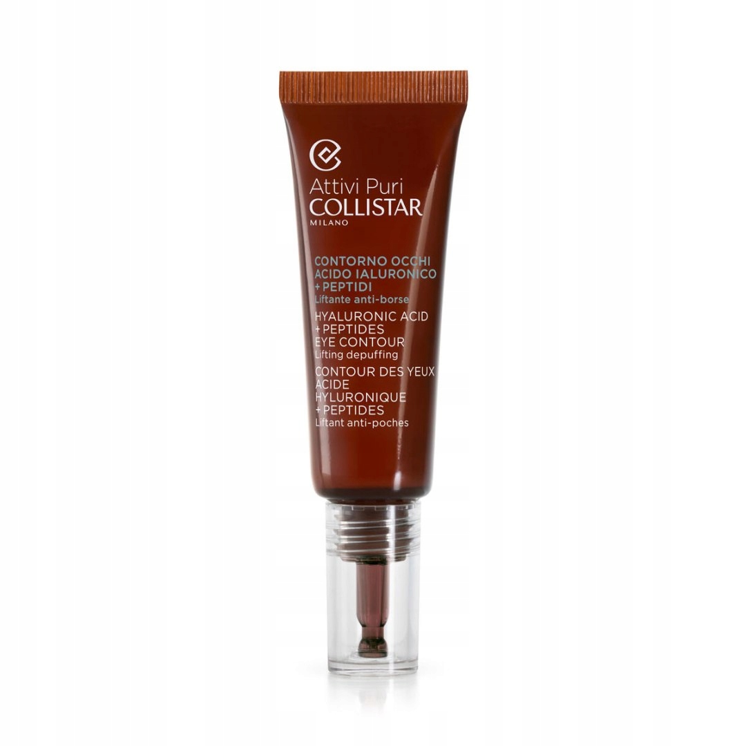 Oční krém Collistar Attivi Puri 15 ml Kyselina hyaluronová