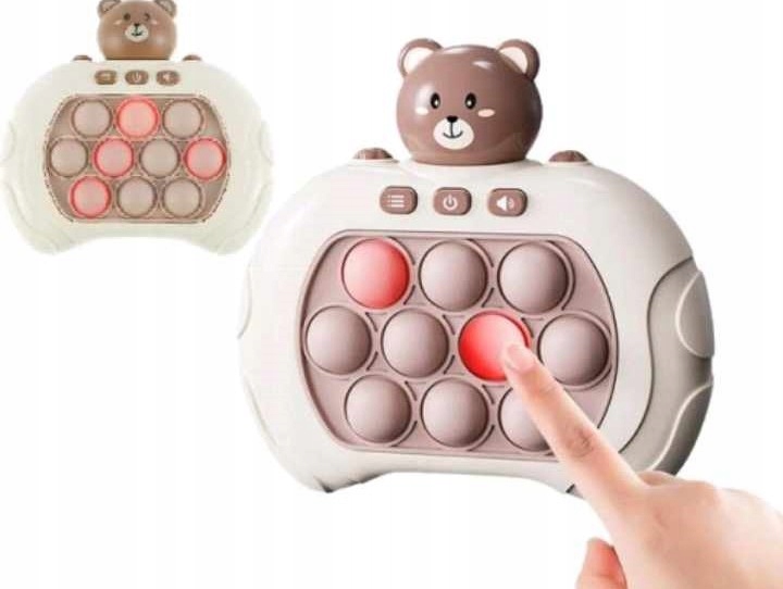 GRA DLA DZIECI ZRĘCZNOŚCIOWA POP IT PRO ANTYSTRESOWA ELEKTRYCZNA DŹWIĘKI Minimalna liczba graczy 1