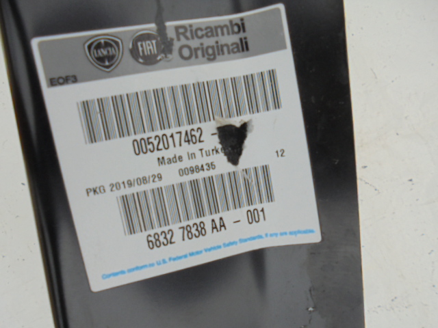 PAS TYLNY ŚCIANA TYŁ FIAT TIPO HB 2015- HATCHBACK Numer katalogowy części 52178970 52017462