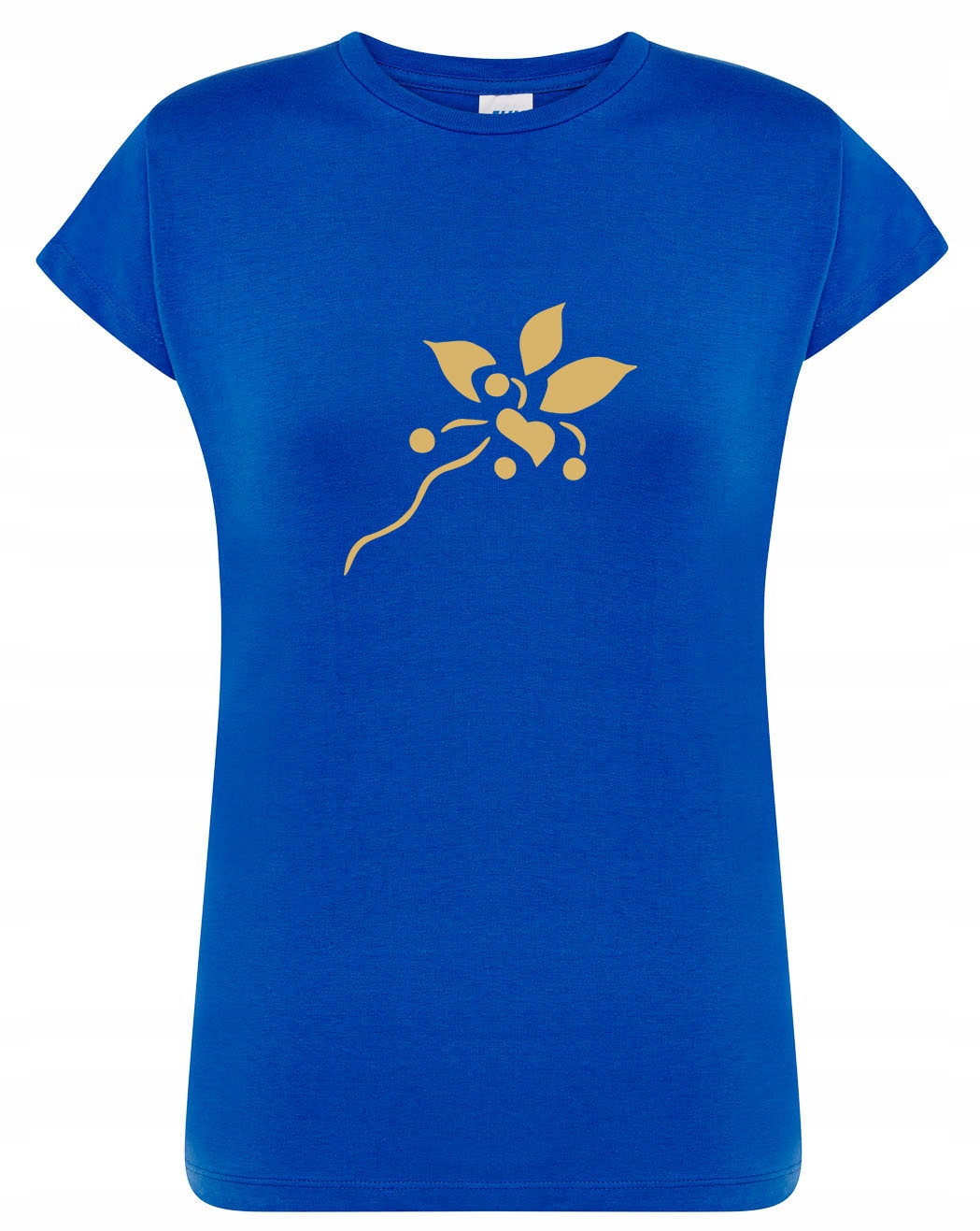

T-shirt Koszulka Na Lato złoty kwiat lilia XL Rb
