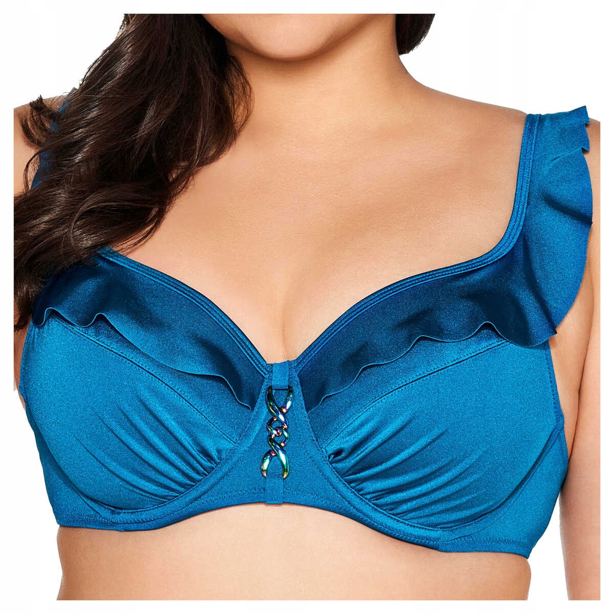 Ava Plavková podprsenka měkká podprsenka k oblečení Sk 213 modrá 75E