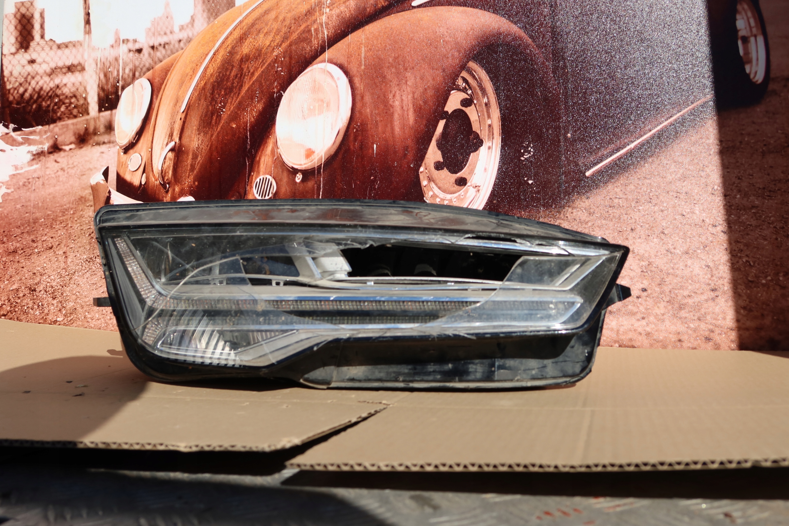 AUDI A7 ПОВНИЙ КОМПЛЕКТ LED РЕСТАЙЛІНГ MATRIXg8941036 ПРАВА ПОШКОДЖЕНО ФАРА