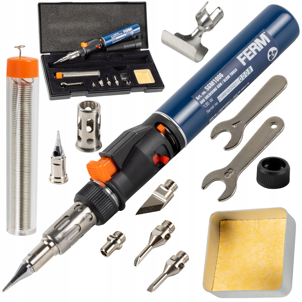 Plynová Páječka Ferm Hořák 135W Sada