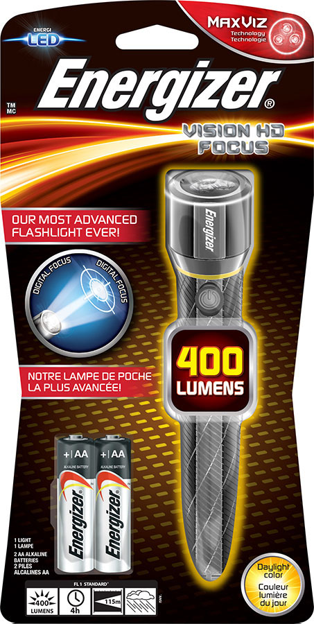 Latarka klasyczne Energizer 400 lm