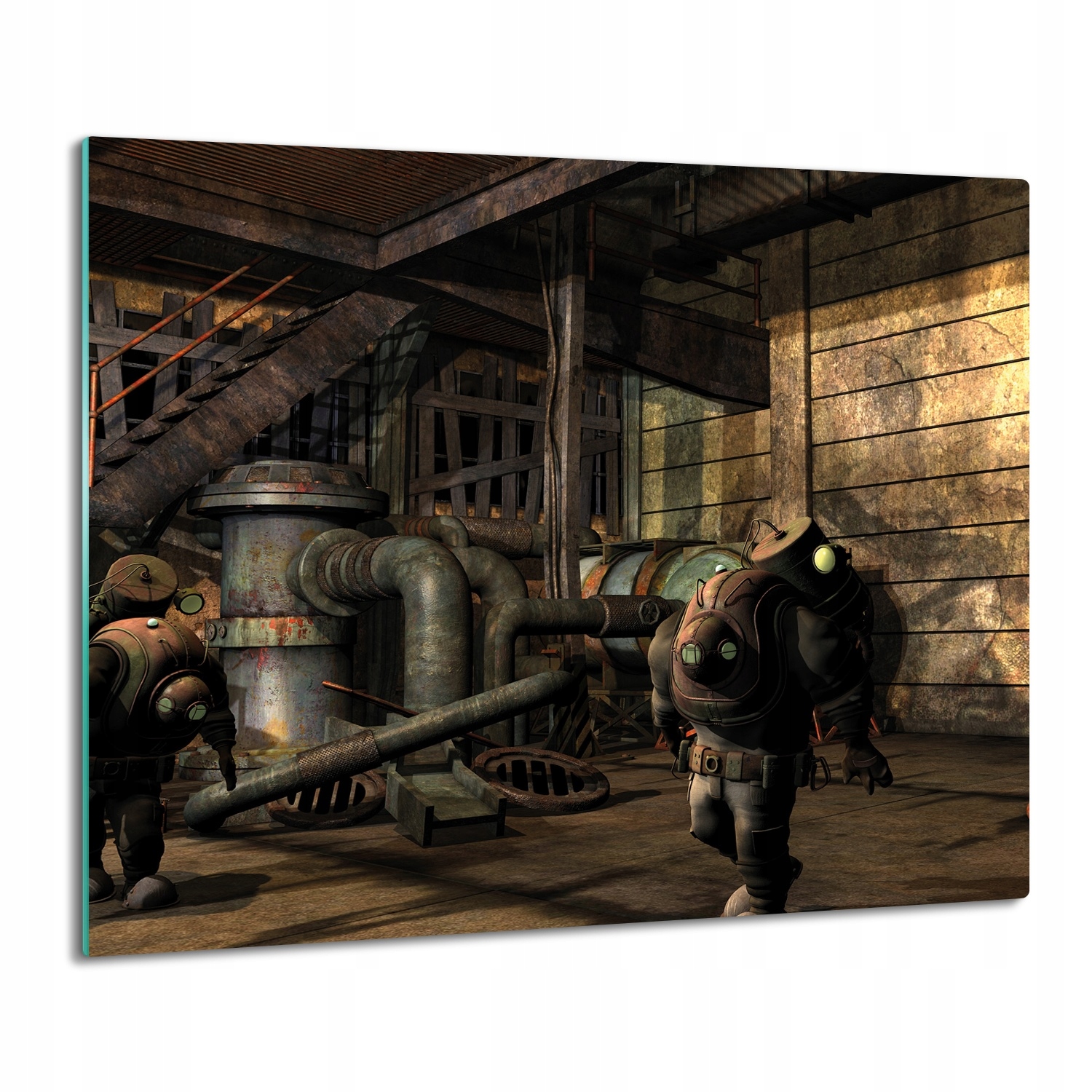 deska splashback tisk Robot stroje pohádka 60x52