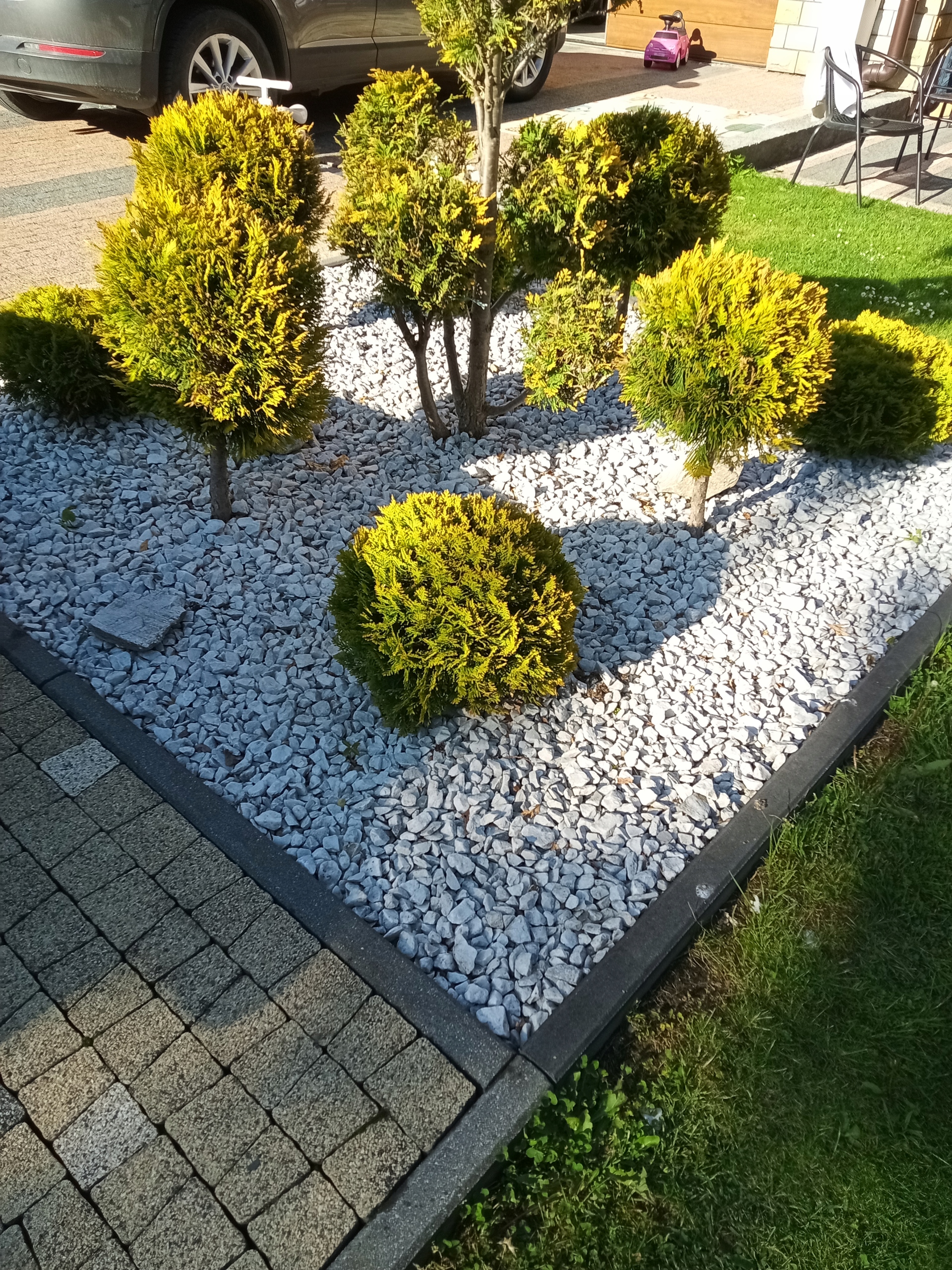Grys ozdobny biały 8-32 idealny do ogrodu 1000 kg