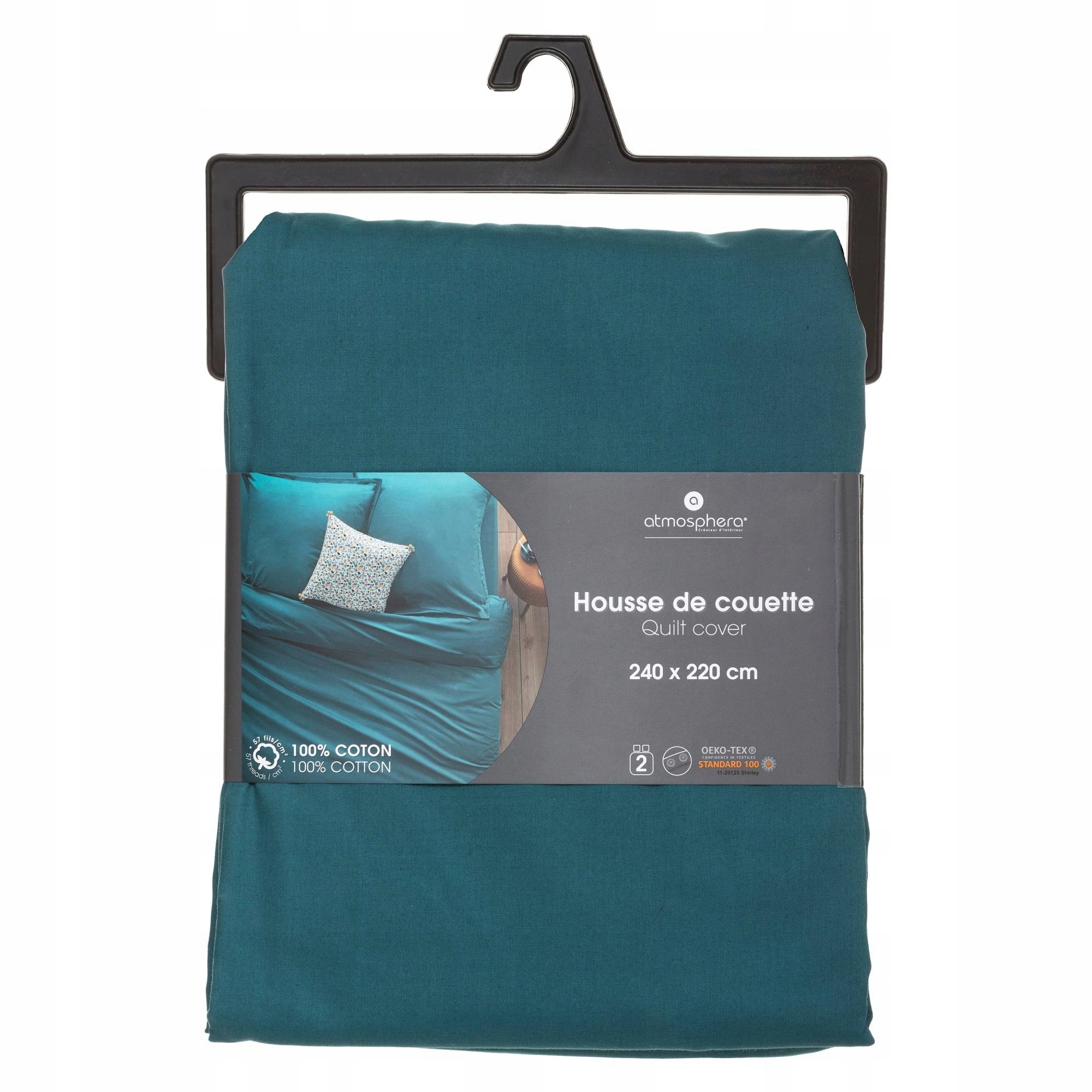 

Poszwa Na Kołdrę, 240 x 220 cm, bawełna, morska