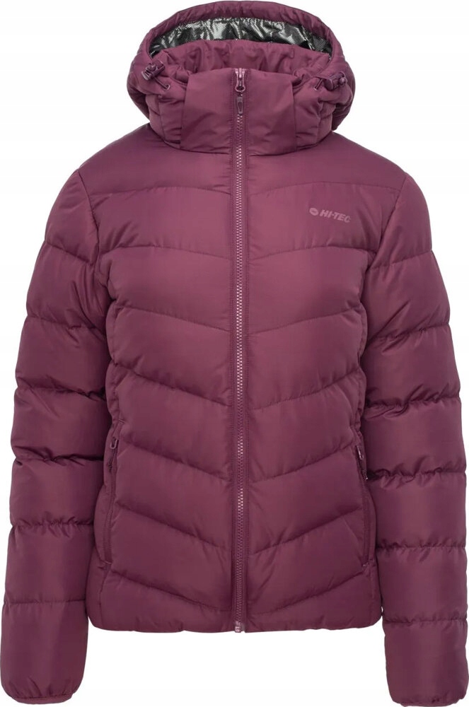 Péřová Bunda S Kapucí Zateplená Zimní Pikovaná Hi-tec Lady Varmi vel. M