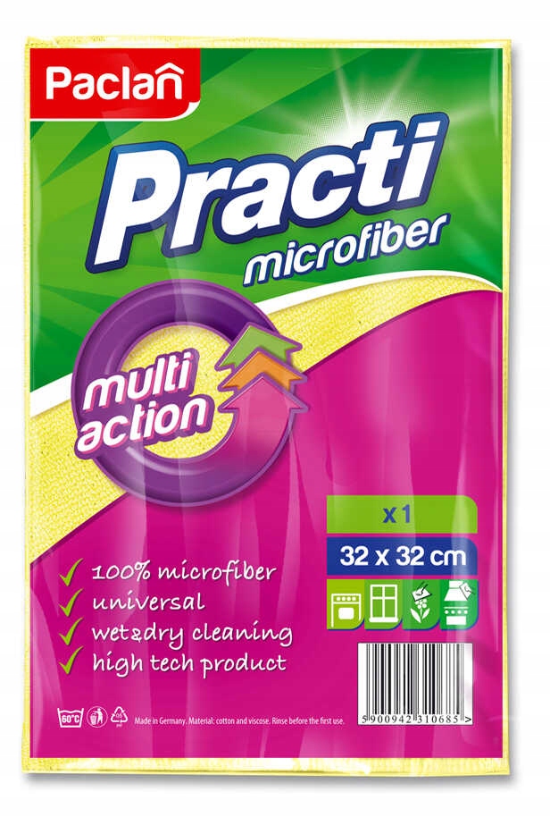 

Ścierka z mikrofibry uniwersalna 32x32 Paclan