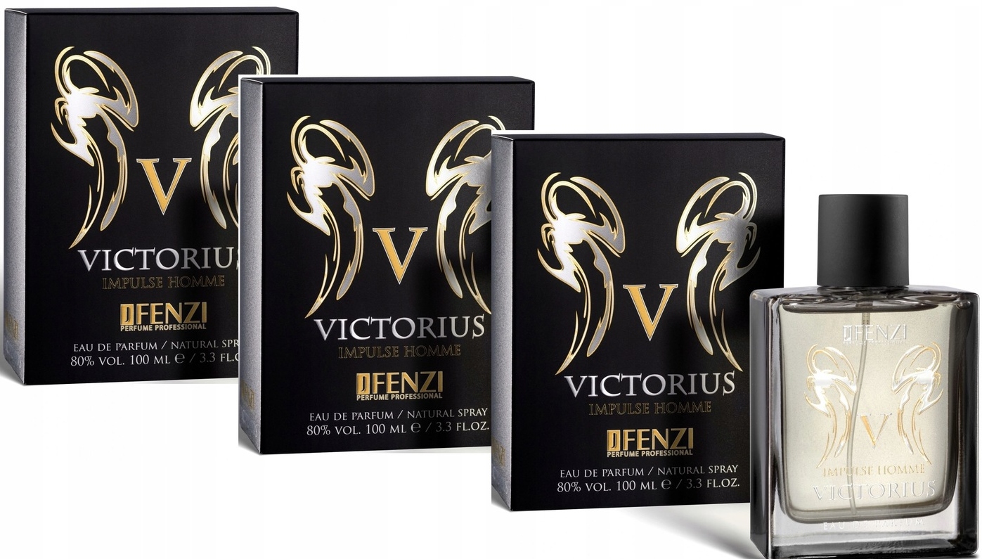 JFenzi Victorius Impulse Homme 100 ml 3 kusy Dárek