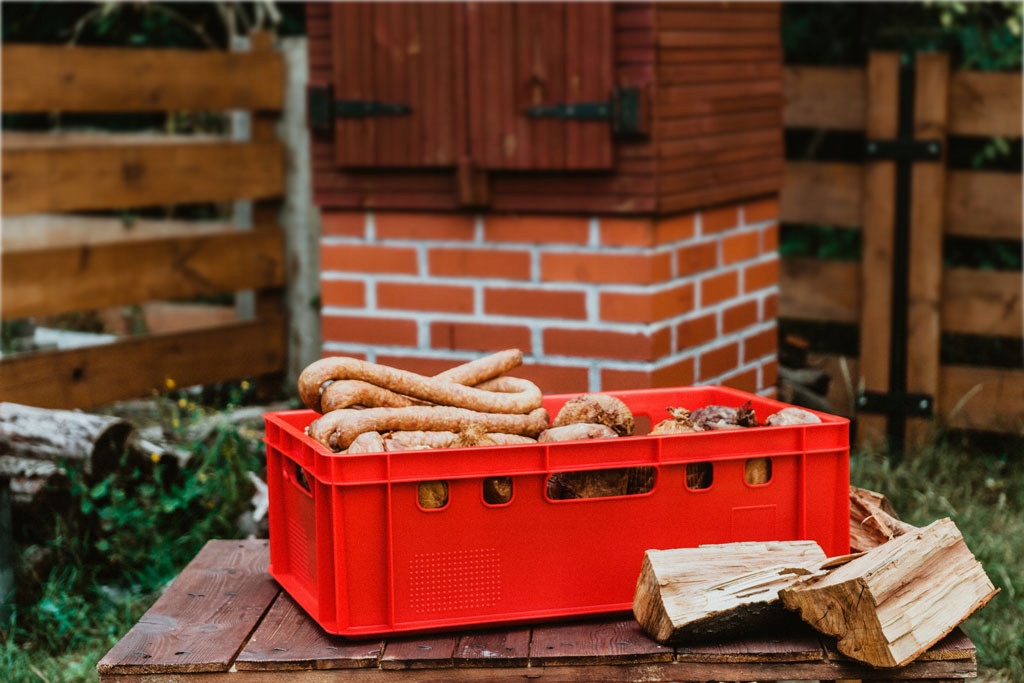 POJEMNIK EURO SRZYNKA E2 PLASTIKOWA SKRZYNIA ATEST Styl inny