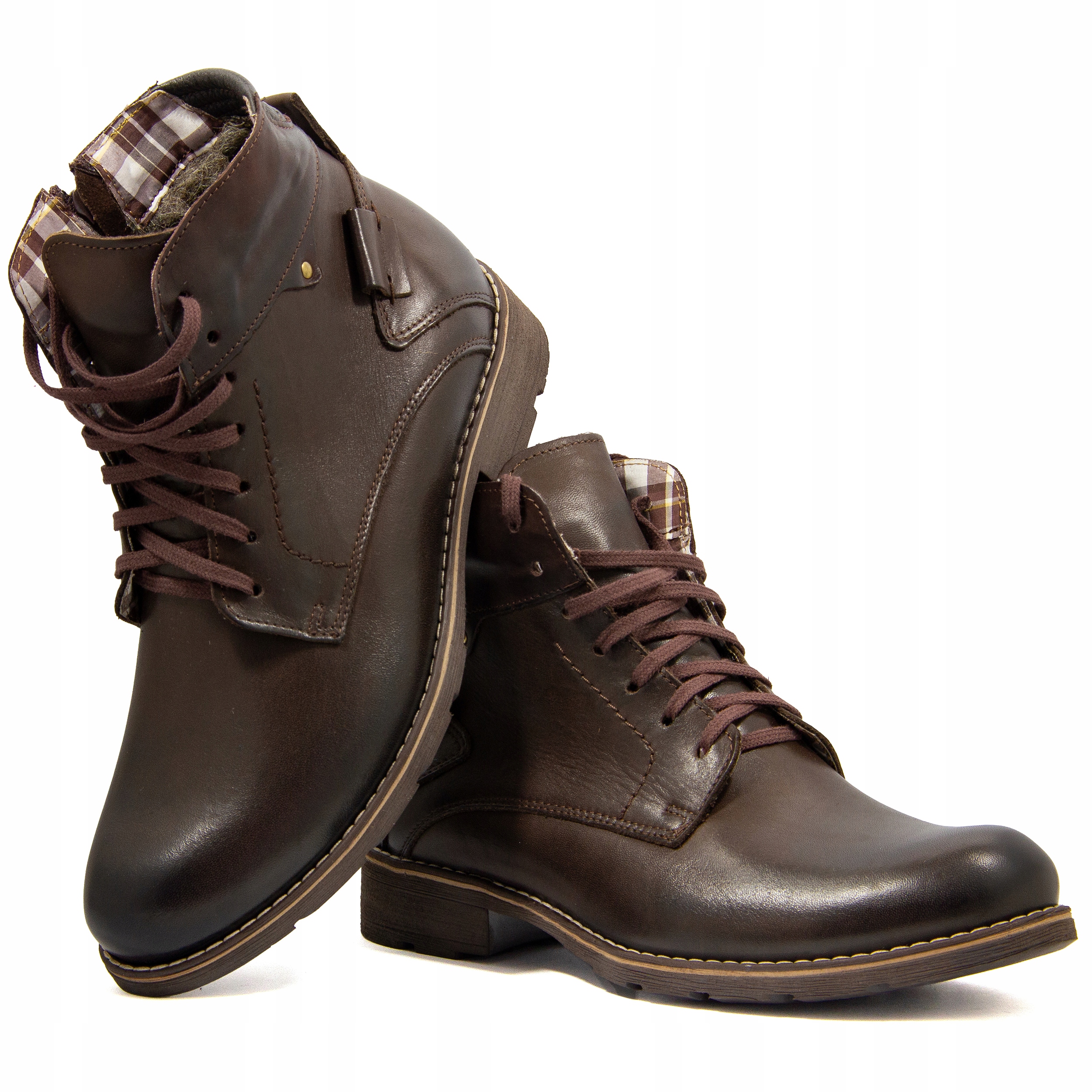 Kozak pánské zateplené kozačky Polské pohodlné casual 804 br 41