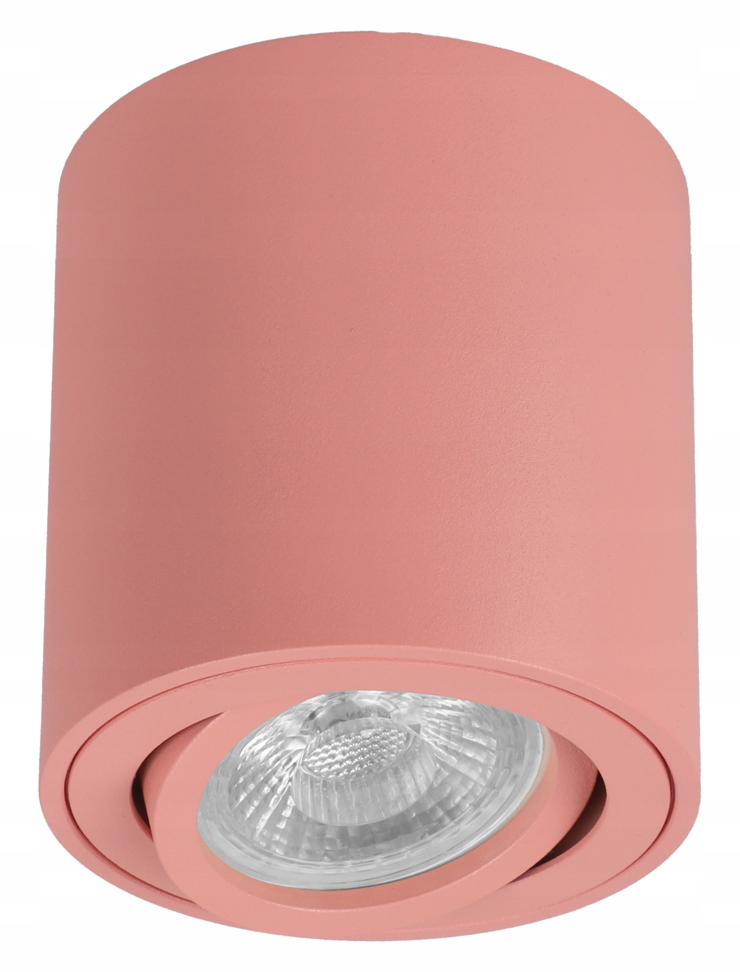 Oprawa Natynkowa Halogenowa Tuba GU10 LED Spot Kinkiet Sufitowa Różowa