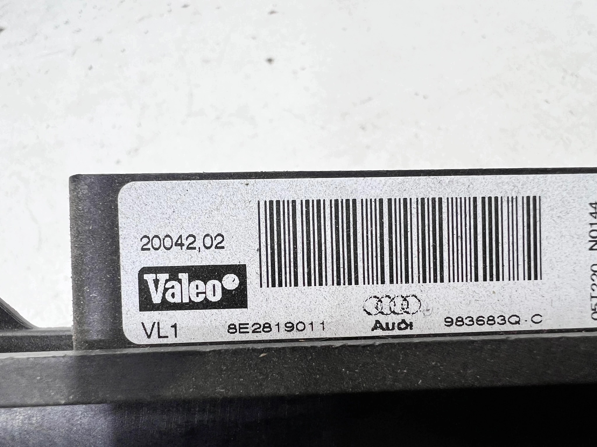 heater electrical AUDI A4 B6 B7 8E2819011