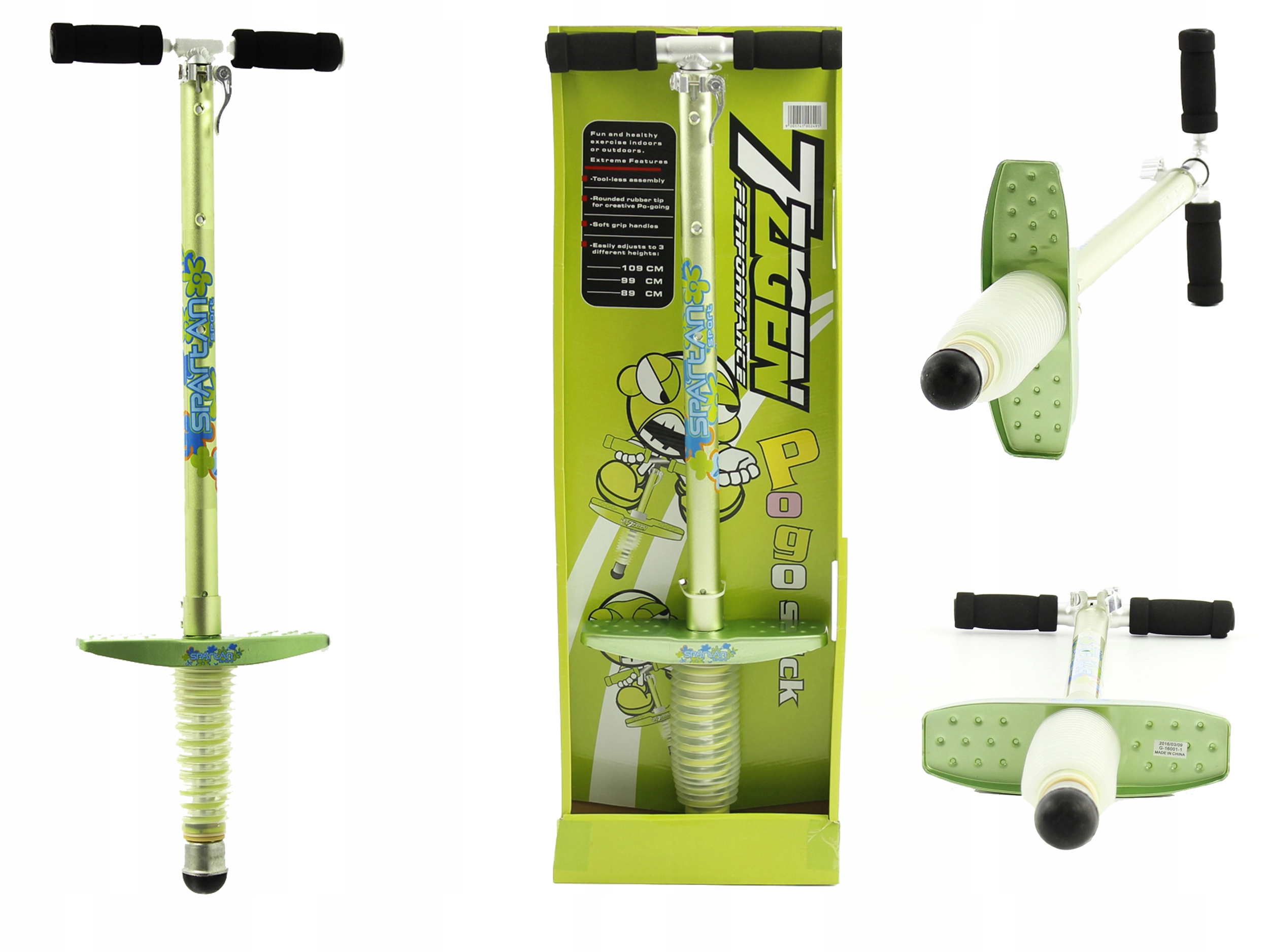 

Skoczek Pogo spartan regulowany Mocny 60 kg