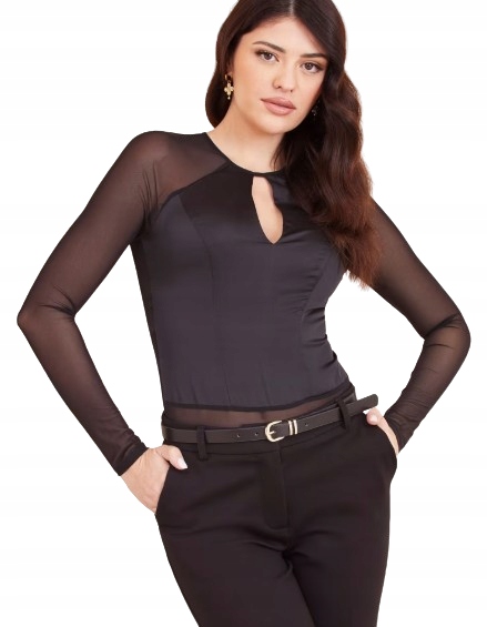 Marciano By Guess Body Černé Dlouhý Rukáv S Gnf