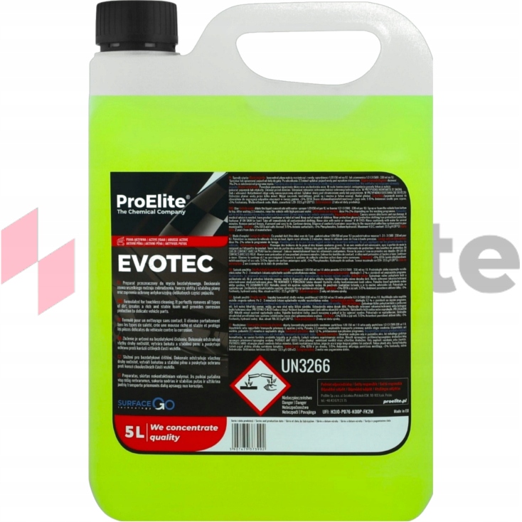 PROELITE _ EVOTEC 5L _ OBFITA AKTYWNA PIANA DO MYCIA POJAZDÓW _ PRE188