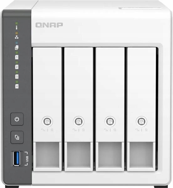 Qnap TS-433 (4core 2,0GHz Npu, 4GB DDR4 Ram, 4x Sata, 1x GbE,1x2,5GbE…