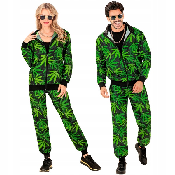 Kostým Teplákovka Marihuana Listy Konopí Dresiar XL
