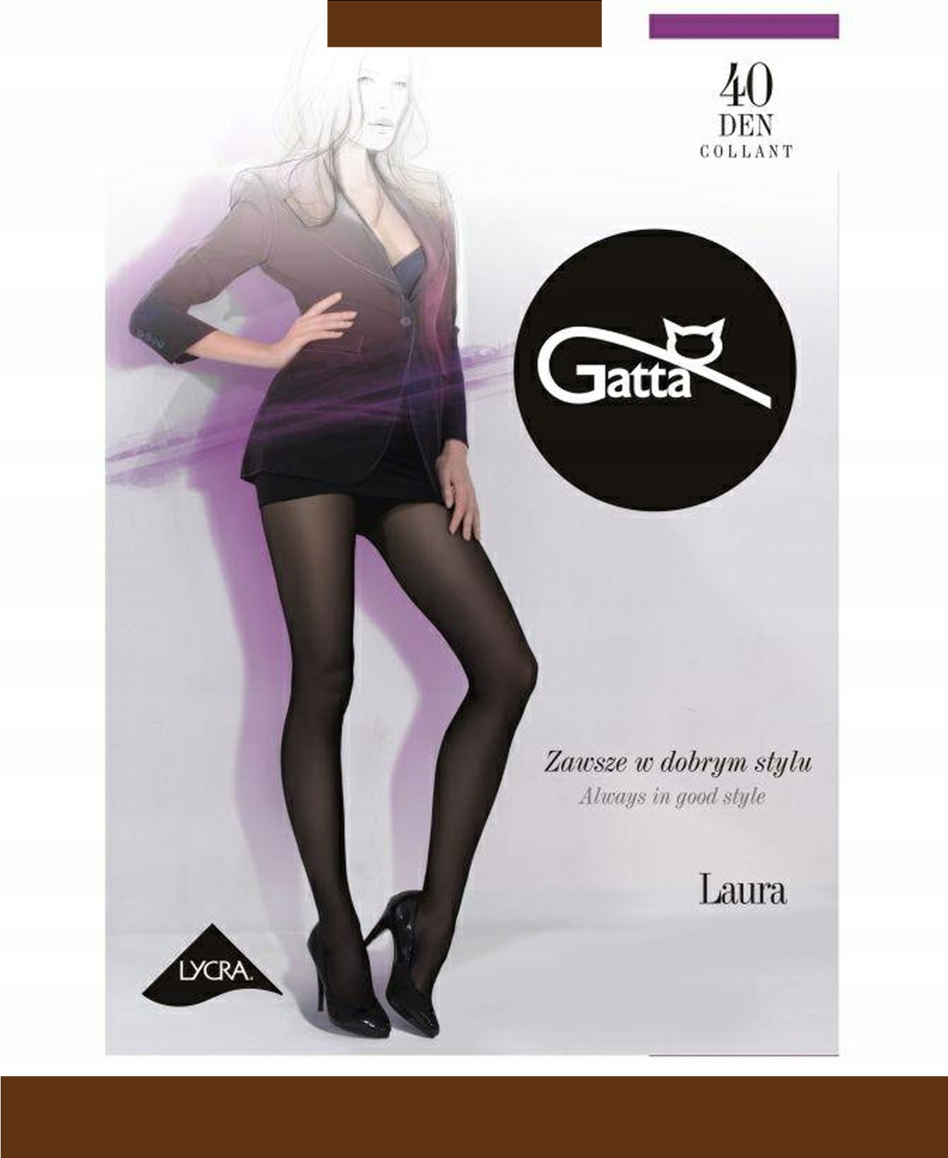 

Gatta Laura 40 Rajstopy damskie wz.00/4-L/Inka