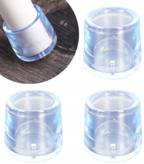 

4x Nakładki Podkładki Silikonowe nogi krzesła 20mm